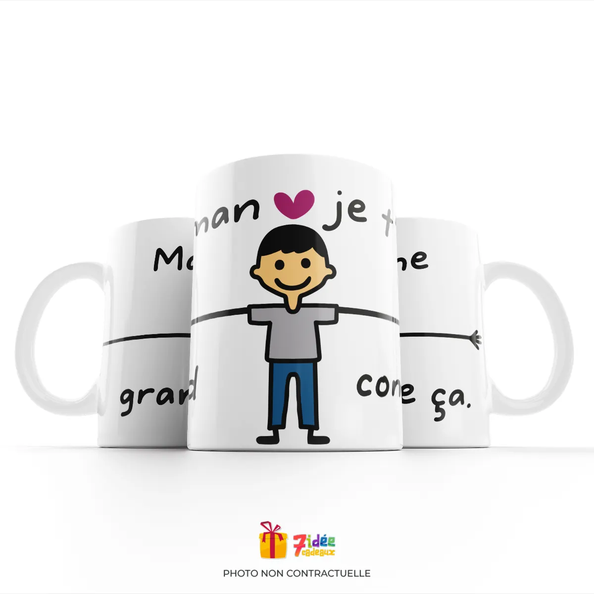 Mug « Maman, je t&rsquo;aime grand comme ça »